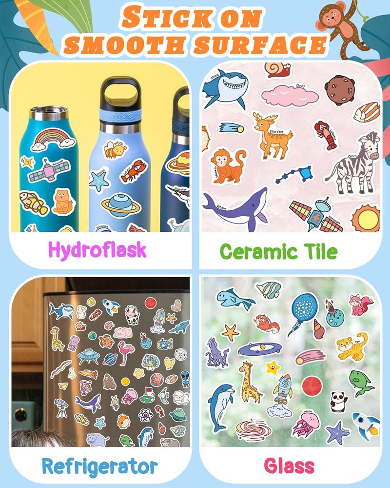 Benresive Reusable Sticker Books for Toddlers, 3 Sets Travel Stickers for Kids, Toddler Sticker Book, Crafts Activities for Toddlers, 3 and Up Birthday Gifts Travel Toys - Image 4